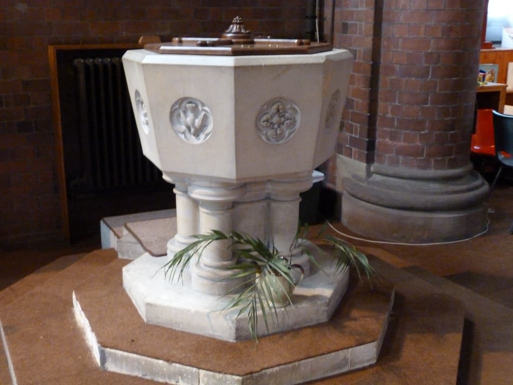 Picture of St. Paul's font.